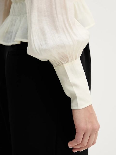 Hoss Intropia koszula damskie kolor beżowy regular 6282690