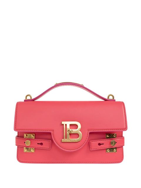 Balmain 24 B-Buzz logo-detail leather cross body bag - Pink - zdjęcie produktu nr 1