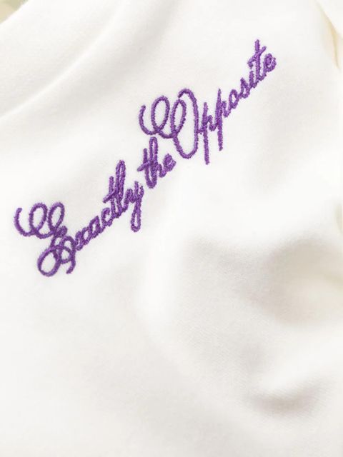 Off-White draped-skirt minidress