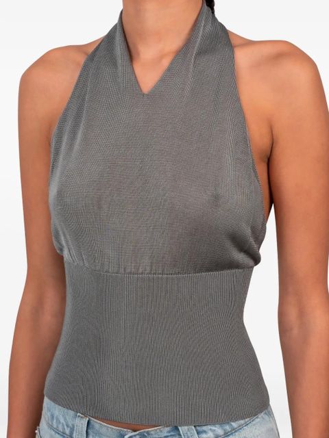 Gimaguas Mirage halterneck top - Grey