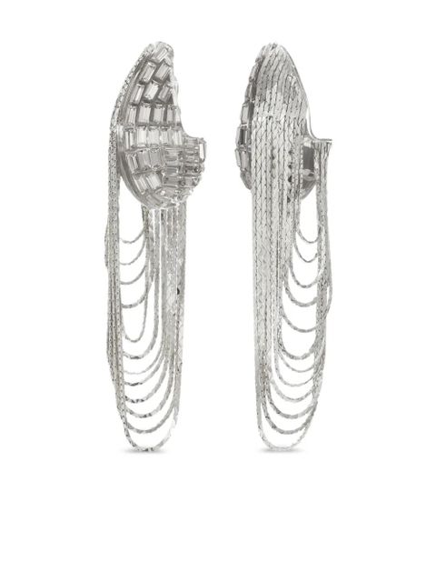 Tory Burch Runway chain earrings - Silver