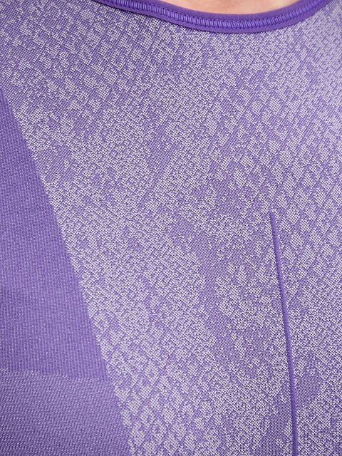 adidas by Stella McCartney longsleeve do jogi kolor fioletowy JN0541