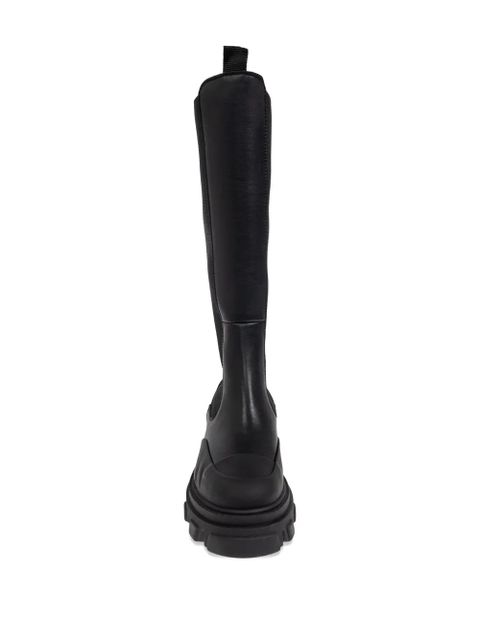 GANNI 55mm knee-high boots - Black