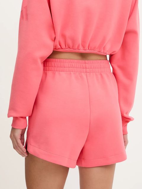 adidas szorty All SZN damskie kolor pomarańczowy gładkie high waist KD9767 - zdjęcie produktu nr 2