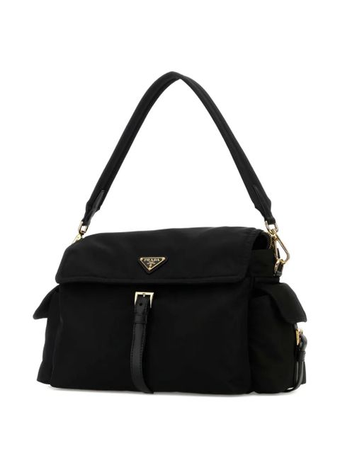 Prada Re-Nylon flap-pocket shoulder bag - Black