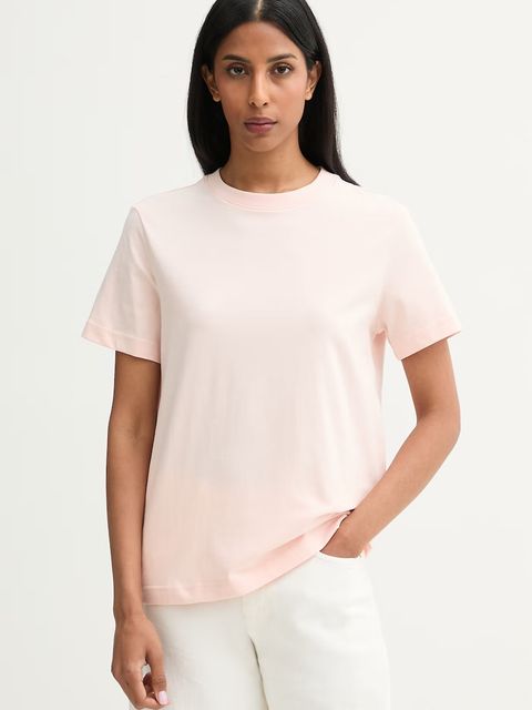 Calvin Klein T-shirt damski bawełniany - zdjęcie produktu nr 1
