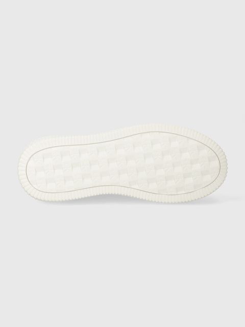 Calvin Klein Jeans sneakersy skórzane YW0YW00823 CHUNKY CUPSOLE MONOLOGO W