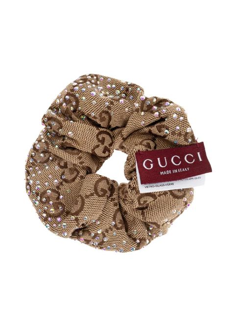 Gucci GG canvas scrunchie - Brown
