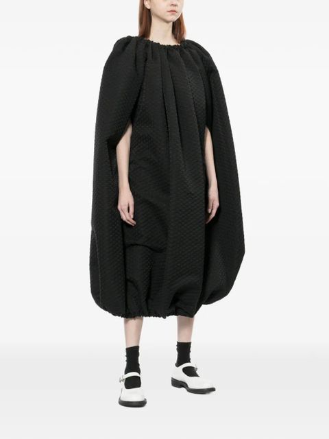 Comme Des Garçons textured gathered dress - Black - zdjęcie produktu nr 2