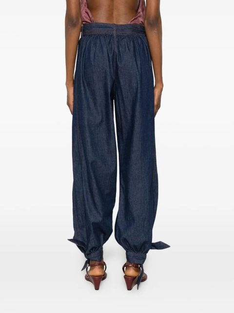 ZIMMERMANN ASTER DENIM HAREM PANT - Blue