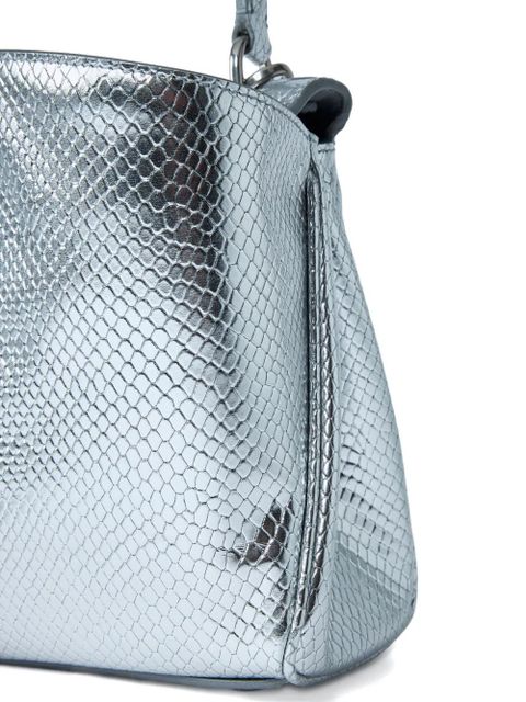 Balenciaga croc-embossed rodeo mini tote bag - Silver - zdjęcie produktu nr 2