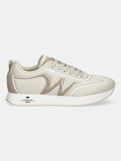 Weekend Max Mara sneakersy Rarohf damskie kolor beżowy 2525766034600 - zdjęcie produktu nr 2