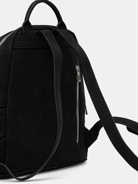 Desigual plecak POKER FACE CHESTER M damski kolor czarny mały z aplikacją 25WAKP35