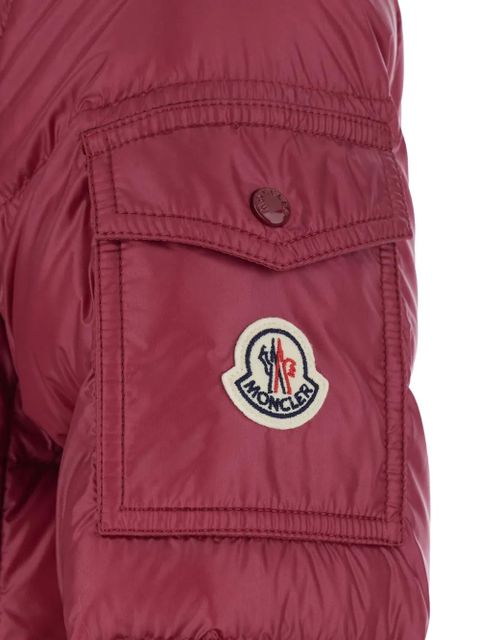 Moncler Glesse hooded quilted jacket - Red