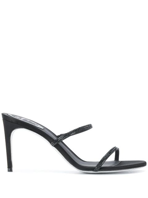 René Caovilla two-strap sandals - Black - zdjęcie produktu nr 1