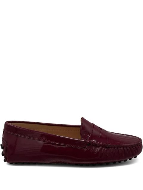 Tod's Penny Gommini Loafers - Red - zdjęcie produktu nr 1