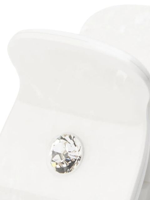 Maison Michel Skipper crystal-embellishment hair clip - White - zdjęcie produktu nr 2