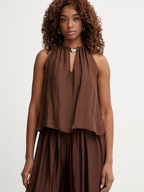 Haveone top damski z dodatkiem jedwabiu - zdjęcie produktu nr 2