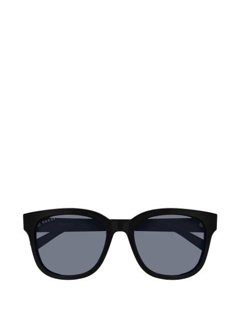 Gucci Eyewear oval-frame sunglasses - Black - zdjęcie produktu nr 1