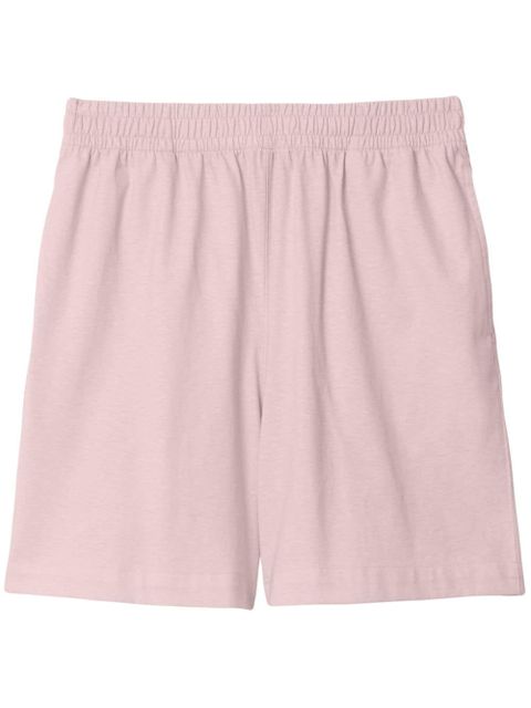 Burberry Equestrian Knight-print cotton shorts - Pink - zdjęcie produktu nr 1