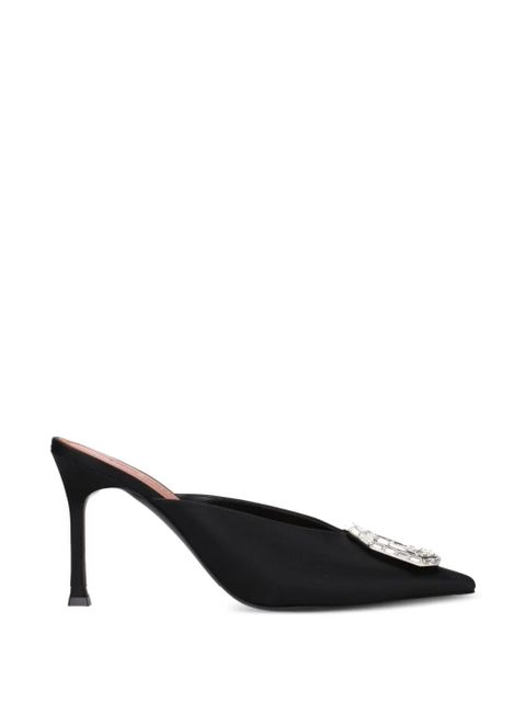 Amina Muaddi Begum crystal-embellished mules - Black - zdjęcie produktu nr 1