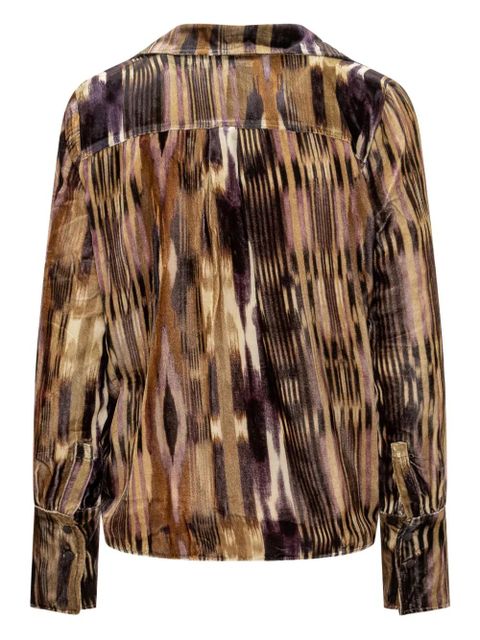 Ba&Sh buttoned patterned shirt - Brown