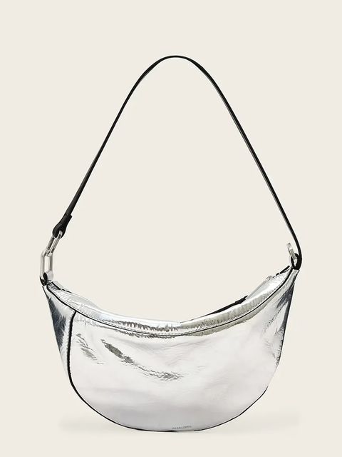 AllSaints torebka hobo damska skórzana LUNA - zdjęcie produktu nr 1