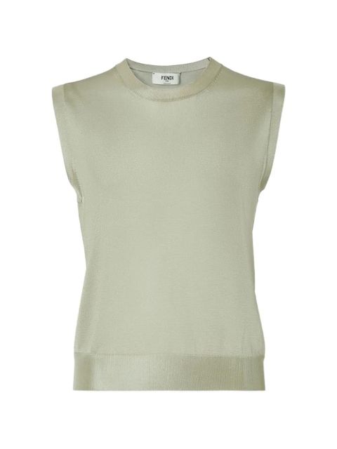 FENDI sleeveless top - Green - zdjęcie produktu nr 1