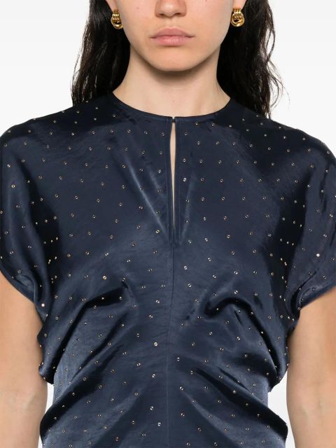 Maje short sleeve dress - Blue