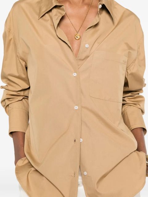 LouLou de Saison Lee chest-pocket shirt - Brown