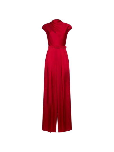 Max Mara crew-neck jumpsuit - Red - zdjęcie produktu nr 1