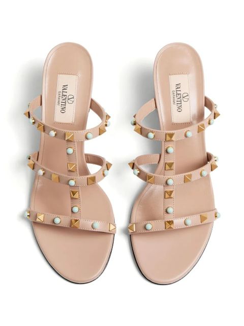 Valentino Garavani 60mm Rockstud embellished sandals - Pink