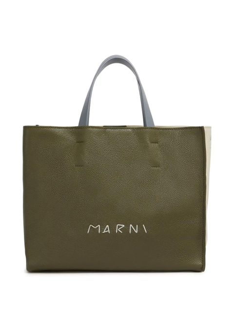 Marni Museo tote bag - Green - zdjęcie produktu nr 1