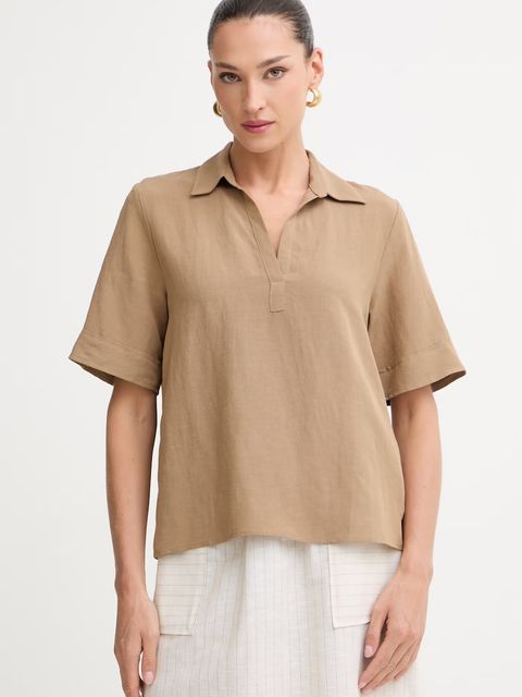 Marella polo damskie z wiskozą Emme by Marella - zdjęcie produktu nr 1