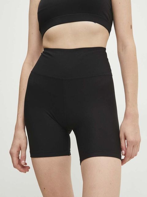 Answear.LAB szorty damskie kolor czarny gładkie high waist