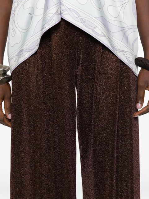 Oséree wide-leg trousers - Brown - zdjęcie produktu nr 1
