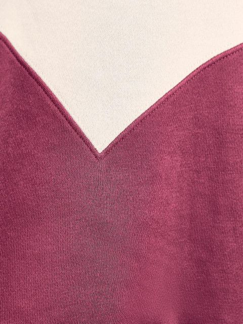 MARANT ÉTOILE colour-block logo sweatshirt - Purple - zdjęcie produktu nr 2