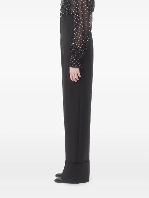 Valentino Garavani virgin wool trousers - Black