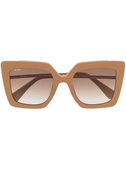 Max Mara Eyewear square-frame tinted sunglasses - Brown - zdjęcie produktu nr 1