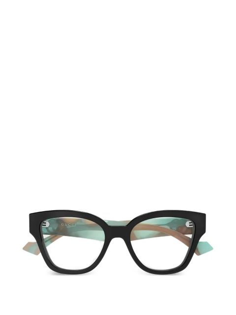 Gucci Eyewear cat-eye frame glasses - Black - zdjęcie produktu nr 1