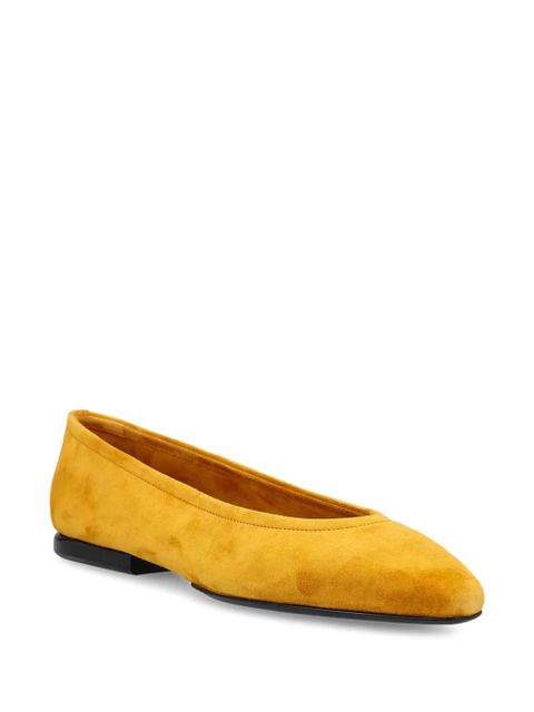 Loro Piana Primula suede ballet flats - Yellow - zdjęcie produktu nr 2