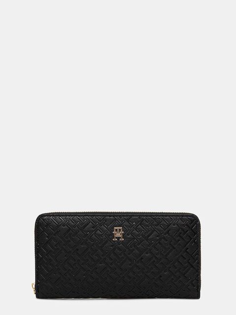 Tommy Hilfiger portfel damski kolor czarny AW0AW17955 - zdjęcie produktu nr 1