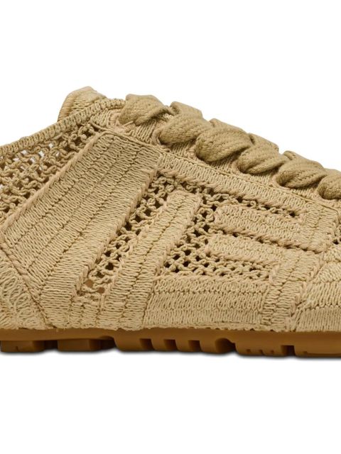 Balmain Racer 45 macramé sneakers - Neutrals
