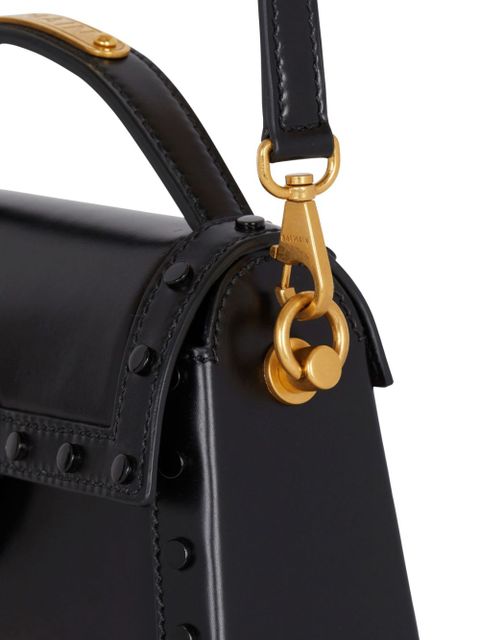 Balmain B-Buzz Dynasty leather shoulder bag - Black