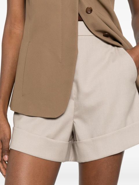 Max Mara Mxmcelebre concealed-fastening short - Neutrals