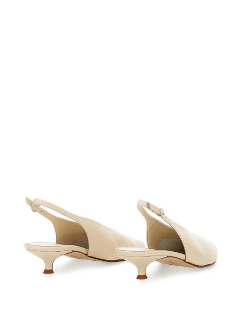 Aeyde Camilla pointed pumps - Neutrals
