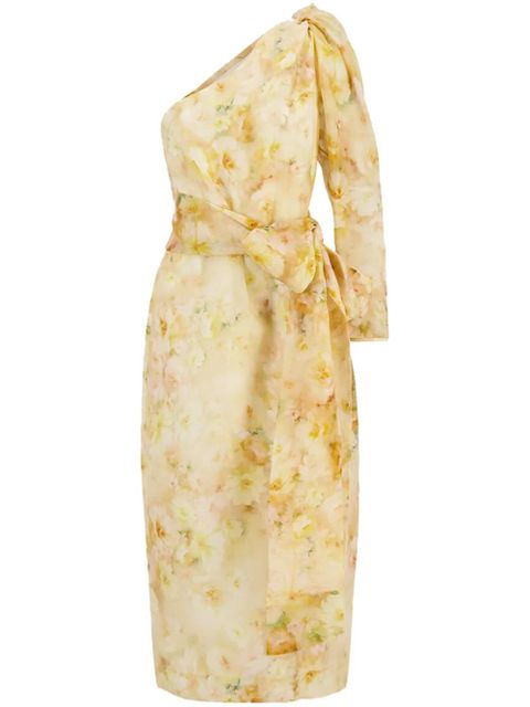 ZIMMERMANN Crush midi dress - Yellow - zdjęcie produktu nr 1