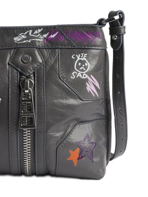 Zadig&Voltaire x Humberto Cruz Sunny Mood cross body bag - Grey