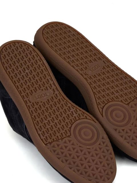 Tod's panelled suede sneakers - Blue