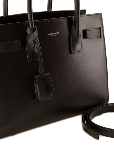 Saint Laurent small Sac De Jour leather tote bag - Brown - zdjęcie produktu nr 2